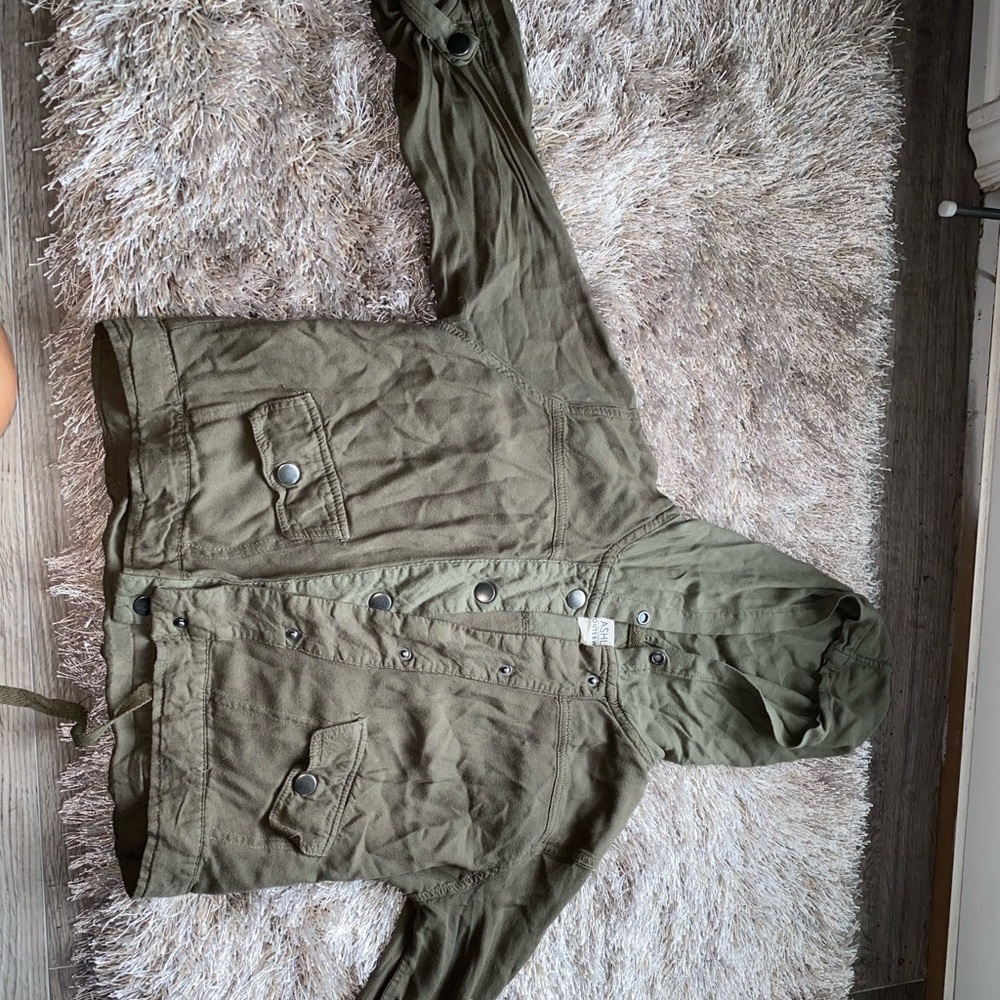 Green Crop Jacket